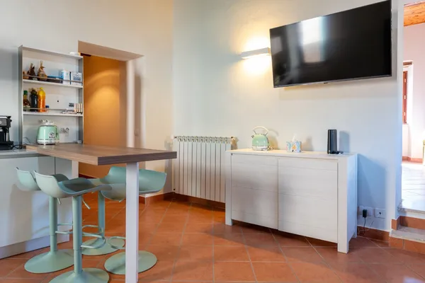 Kitchen & Living Room