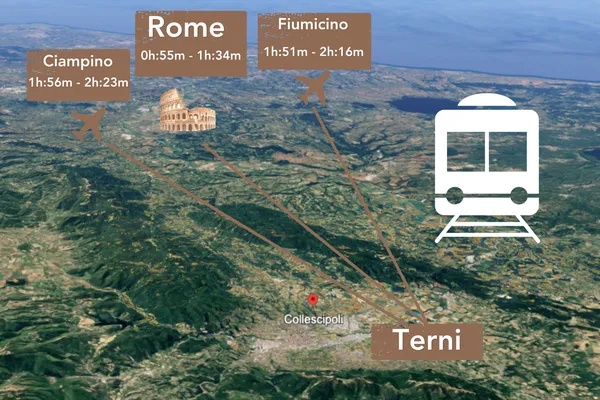 By train from Rome