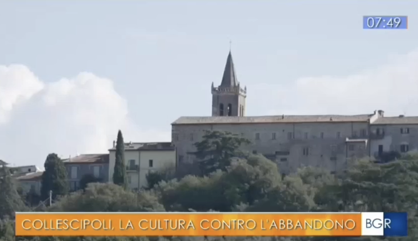 Screenshot del servizio TG3 su Rai 3 dedicato a Collescipoli