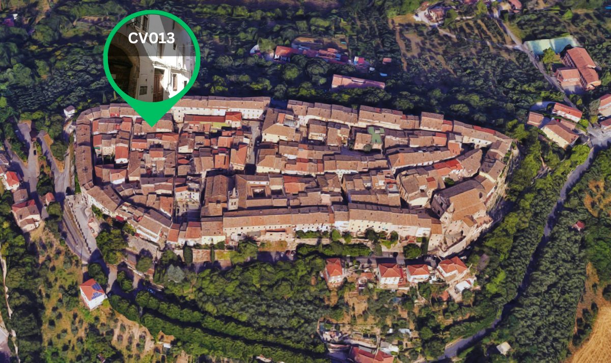 Vista aerea appartamento CV013